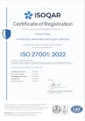 ISO 27001 certificate