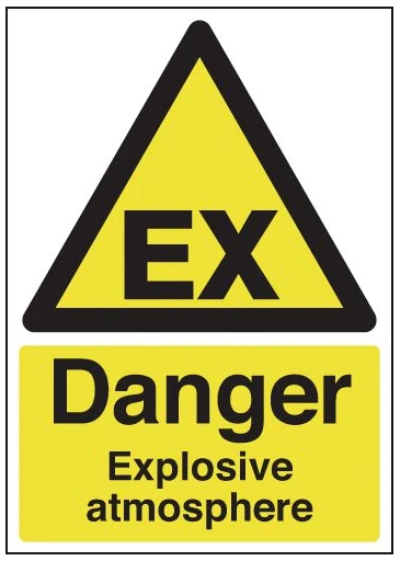 Explosive Atmosphere Danger Sign